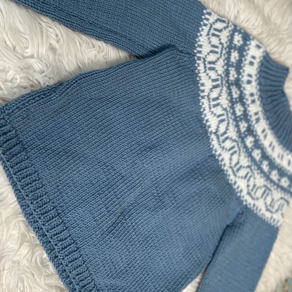 ♻️ SOLD Icelandic Pattern Handknit Chunky Sweater Retro Vintage S - Picture 12 of 16